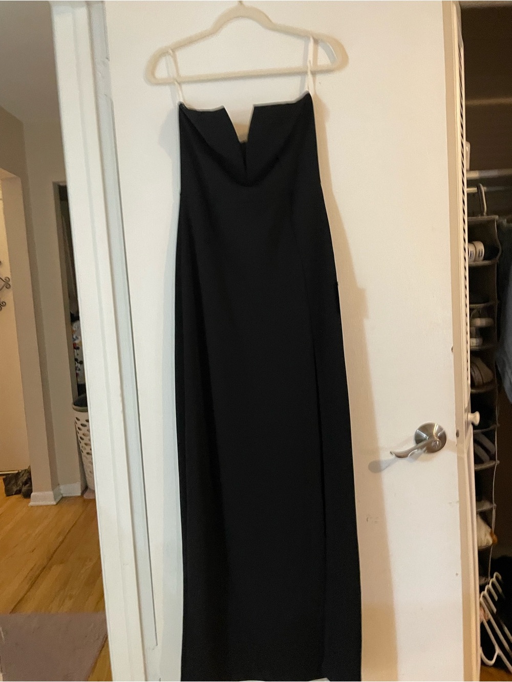 Lulu's Black Strapless Maxi Dress